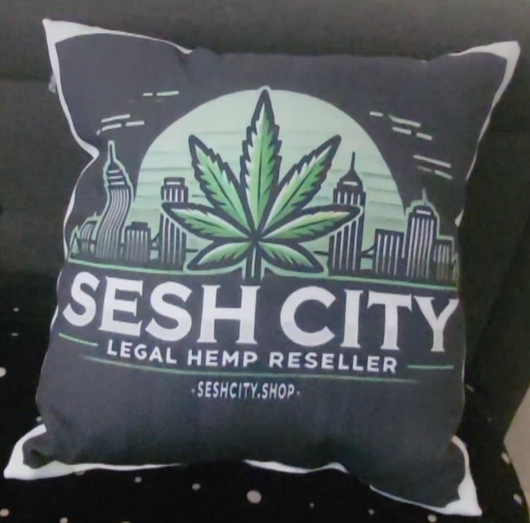 Sesh City Throw Pillow